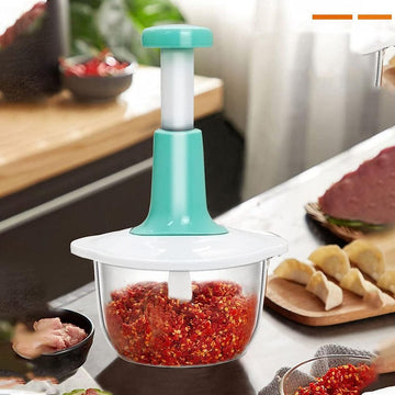 1.5 Liter Kitchen Handy Push Chopper Vegetable Chopper