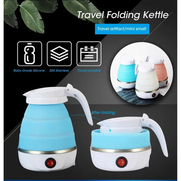 Travel Foldable Electric Kettle – Compact, Collapsible & Portable Silicone Kettle