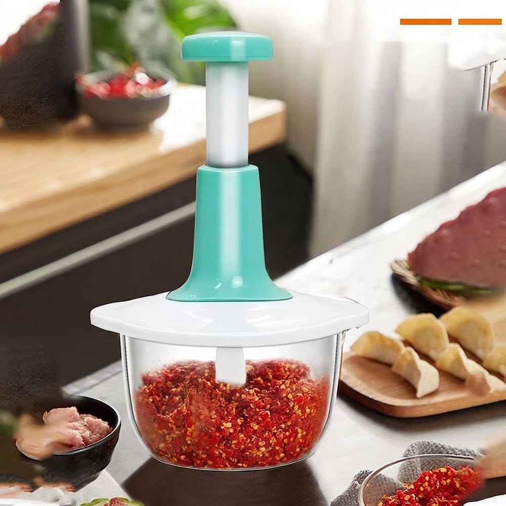 1.5 Liter Kitchen Handy Push Chopper Vegetable Chopper
